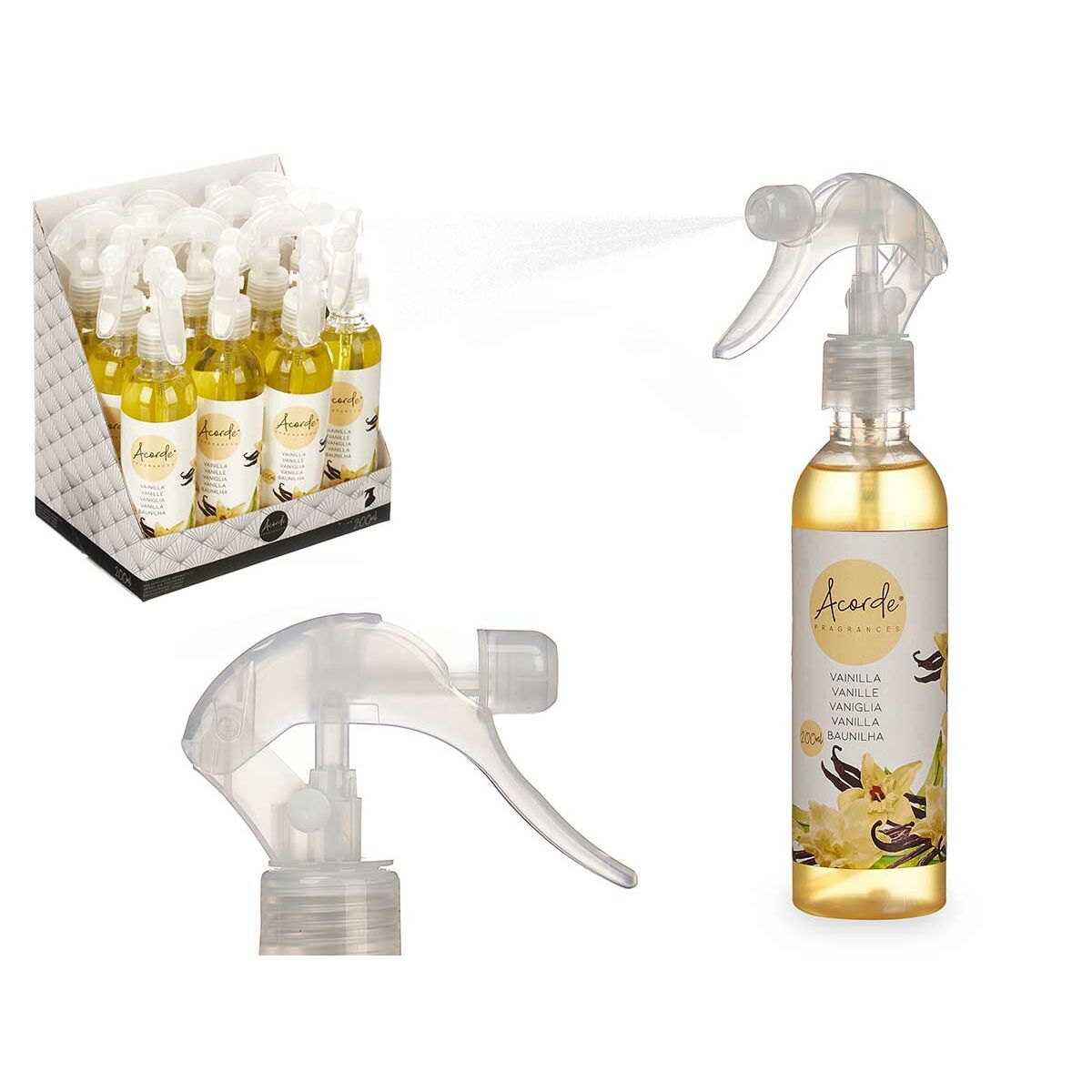 Désodorisant Acorde Vanille 200 ml (12 Unités)